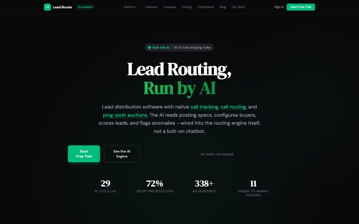 theLeadRouter screenshot