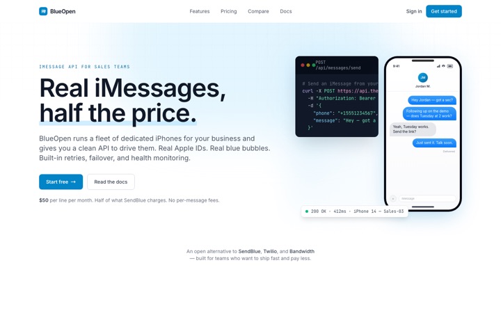 BlueOpen screenshot